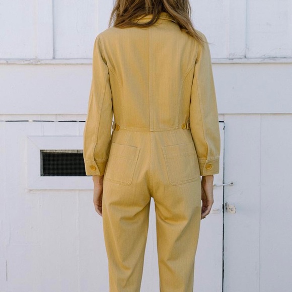 Tradlands Guide Cotton Coverall in Honey - Picture 3 of 11